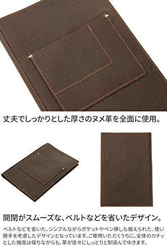 ゲンテン ノートカバー 本革 コンパーニョ2 41701 レディース ネイビー